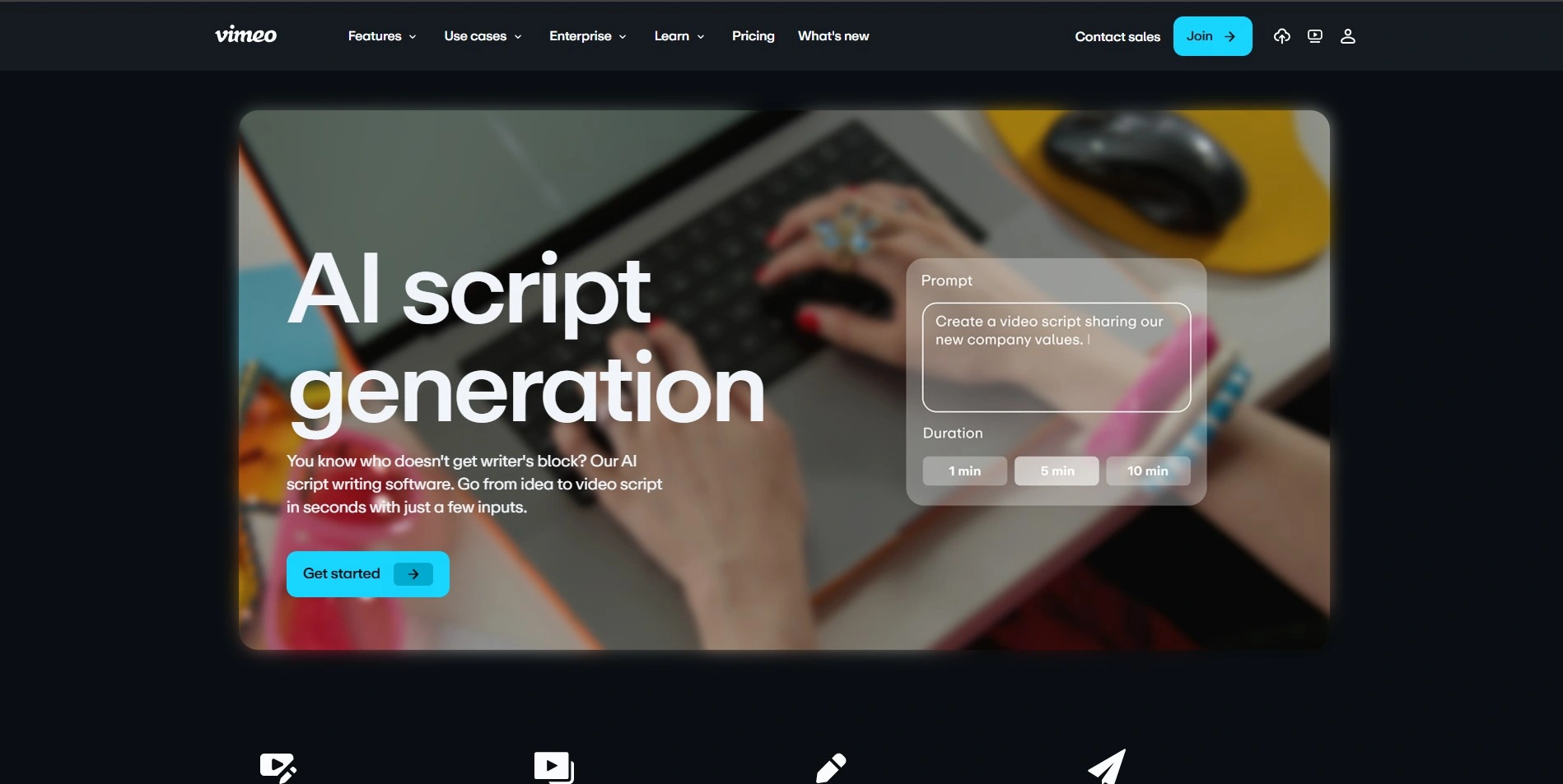 Vimeo AI Script Writer