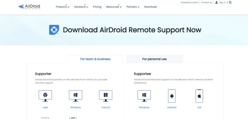 AirDroid Remote Support Alternatives