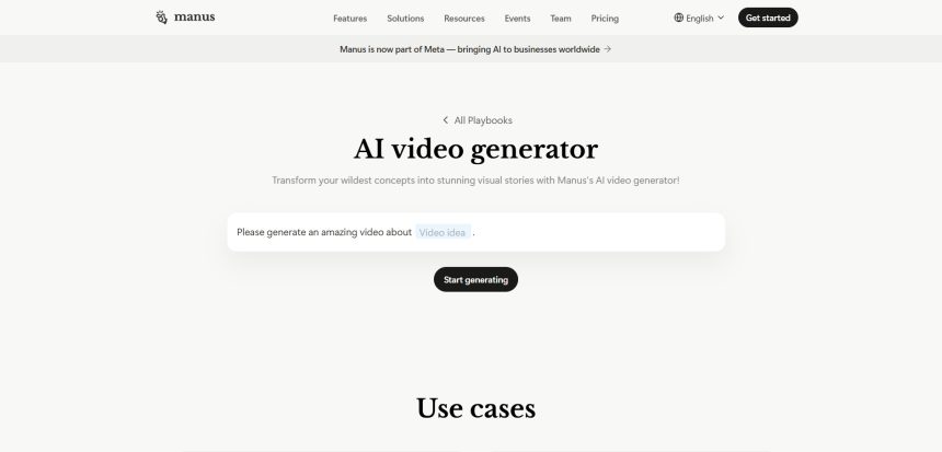 Manus AI Video Alternatives