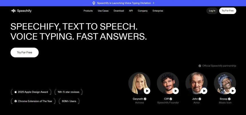 Speechify Alternatives