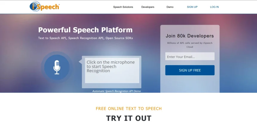 iSpeech Alternatives